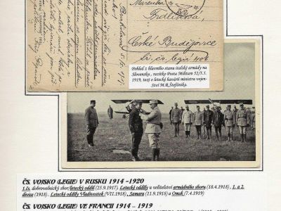 MILITARY AIR FORCE - AIR FORCE UNITS OF CZ MILITARY TROOPS AND THEIR DEPLOYMENT 1914-1920