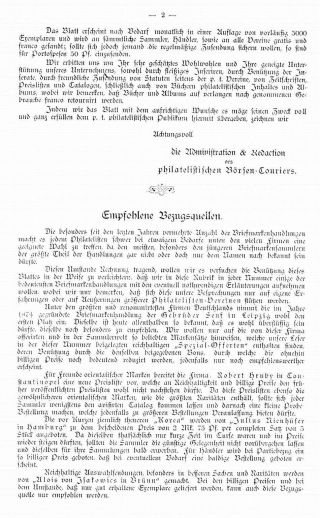 PHILATELIC MARKET COURIER 1886 – sheet 4
