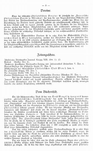 PHILATELIC MARKET COURIER 1886 – sheet 5