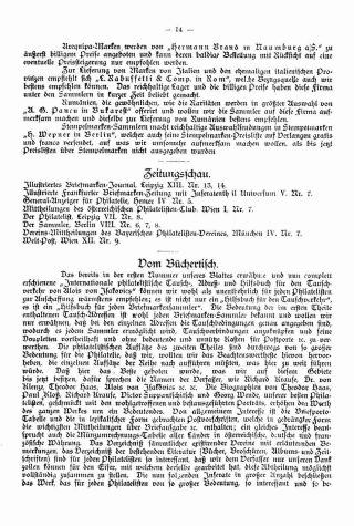 PHILATELIC MARKET COURIER 1886 – sheet 16