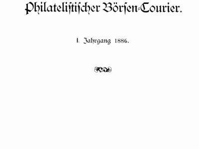 PHILATELIC MARKET COURIER 1886