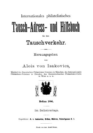 INTERNATIONAL PHILATELIC ADDRESS AND HELP BOOK FOR EXCHANGE – sheet 1