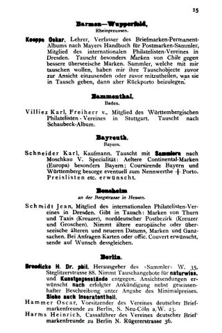 INTERNATIONAL PHILATELIC ADDRESS AND HELP BOOK FOR EXCHANGE – sheet 13
