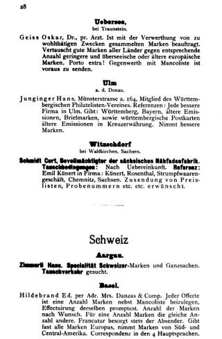 INTERNATIONAL PHILATELIC ADDRESS AND HELP BOOK FOR EXCHANGE – sheet 26