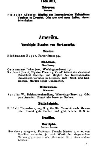 INTERNATIONAL PHILATELIC ADDRESS AND HELP BOOK FOR EXCHANGE – sheet 31