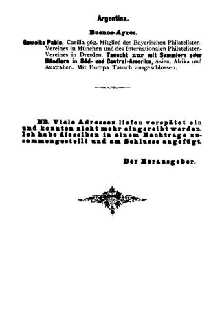 INTERNATIONAL PHILATELIC ADDRESS AND HELP BOOK FOR EXCHANGE – sheet 32