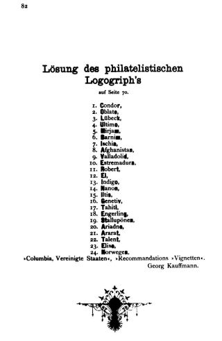 INTERNATIONALES PHILATELISTISCHES TAUSCH-ADRESS- UND HILFSBUCH FÜR DEN TAUSCHVERKEHR – Blatt 80