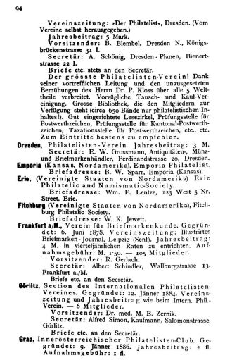 INTERNATIONALES PHILATELISTISCHES TAUSCH-ADRESS- UND HILFSBUCH FÜR DEN TAUSCHVERKEHR – Blatt 92