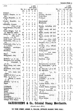 INTERNATIONAL PHILATELIC ADDRESS AND HELP BOOK FOR EXCHANGE – sheet 135