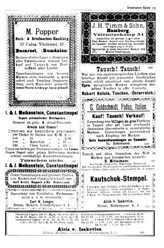 INTERNATIONAL PHILATELIC ADDRESS AND HELP BOOK FOR EXCHANGE – sheet 141