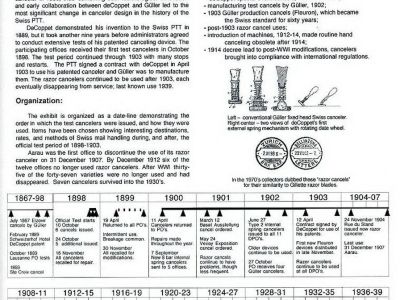 DECOPPETT RAZOR CANCELS OF SWITZERLAND