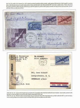 AIRMAIL SOVIET OCCUPATION ZONE OF GERMANY AND THE GDR 1945-1955 – sheet 9