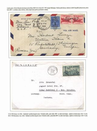 AIRMAIL SOVIET OCCUPATION ZONE OF GERMANY AND THE GDR 1945-1955 – sheet 13