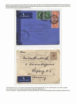 AIRMAIL SOVIET OCCUPATION ZONE OF GERMANY AND THE GDR 1945-1955 – sheet 14