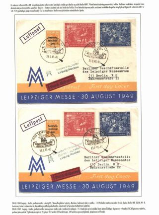 AIRMAIL SOVIET OCCUPATION ZONE OF GERMANY AND THE GDR 1945-1955 – sheet 16