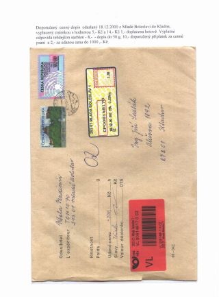 VARIABLE RATE STAMPS - CASTLE VEVERI IN POSTAL SERVICE – sheet 6