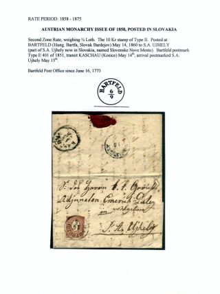 AUSGABEN VON ÖSTERREICH UND UNGARN (1850-1918), AUF GEBIET DES ZUKÜNFTIGES TSCHECHOSLOWAKEI VERWENDET – Blatt 24