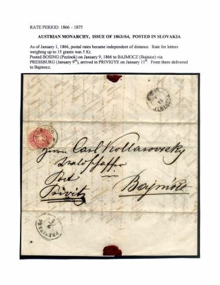 AUSGABEN VON ÖSTERREICH UND UNGARN (1850-1918), AUF GEBIET DES ZUKÜNFTIGES TSCHECHOSLOWAKEI VERWENDET – Blatt 37