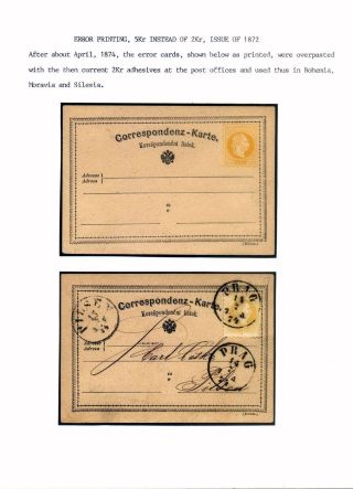 AUSGABEN VON ÖSTERREICH UND UNGARN (1850-1918), AUF GEBIET DES ZUKÜNFTIGES TSCHECHOSLOWAKEI VERWENDET – Blatt 51