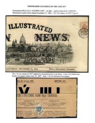 AUSGABEN VON ÖSTERREICH UND UNGARN (1850-1918), AUF GEBIET DES ZUKÜNFTIGES TSCHECHOSLOWAKEI VERWENDET – Blatt 52