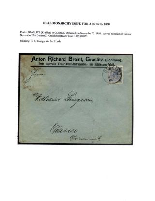 AUSGABEN VON ÖSTERREICH UND UNGARN (1850-1918), AUF GEBIET DES ZUKÜNFTIGES TSCHECHOSLOWAKEI VERWENDET – Blatt 57