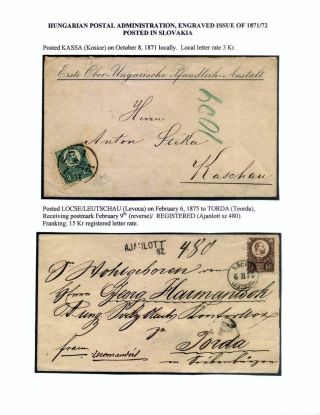 AUSGABEN VON ÖSTERREICH UND UNGARN (1850-1918), AUF GEBIET DES ZUKÜNFTIGES TSCHECHOSLOWAKEI VERWENDET – Blatt 88