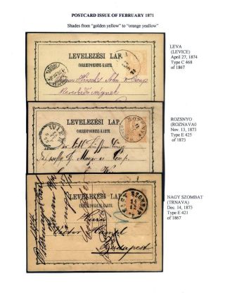 AUSGABEN VON ÖSTERREICH UND UNGARN (1850-1918), AUF GEBIET DES ZUKÜNFTIGES TSCHECHOSLOWAKEI VERWENDET – Blatt 96