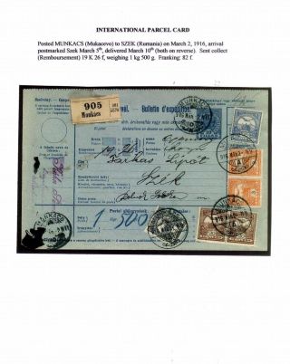 AUSGABEN VON ÖSTERREICH UND UNGARN (1850-1918), AUF GEBIET DES ZUKÜNFTIGES TSCHECHOSLOWAKEI VERWENDET – Blatt 120