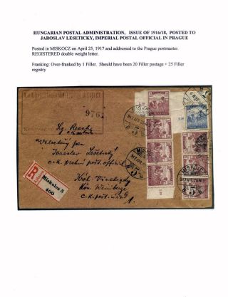 AUSGABEN VON ÖSTERREICH UND UNGARN (1850-1918), AUF GEBIET DES ZUKÜNFTIGES TSCHECHOSLOWAKEI VERWENDET – Blatt 125