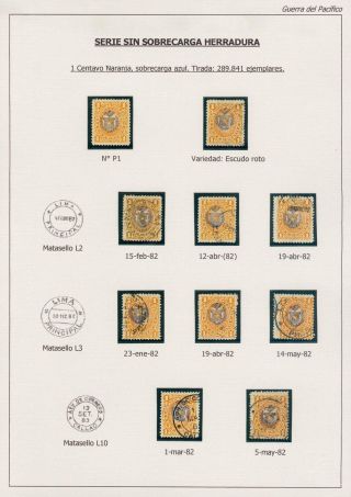 POSTGESCHICHTE DER PAZIFISCHER KRIEG 1879-1884 – Blatt 36