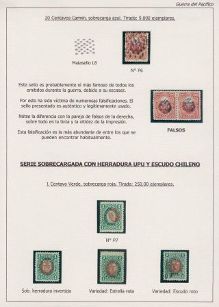 POSTGESCHICHTE DER PAZIFISCHER KRIEG 1879-1884 – Blatt 41