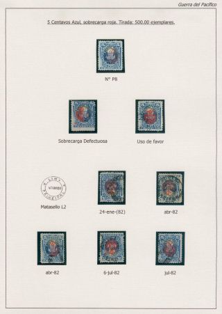 POSTGESCHICHTE DER PAZIFISCHER KRIEG 1879-1884 – Blatt 43