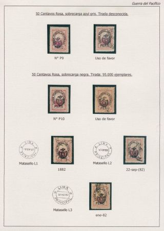 POSTGESCHICHTE DER PAZIFISCHER KRIEG 1879-1884 – Blatt 46