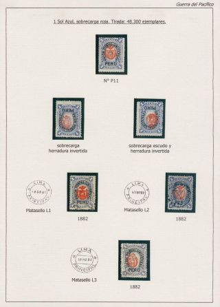 POSTGESCHICHTE DER PAZIFISCHER KRIEG 1879-1884 – Blatt 47