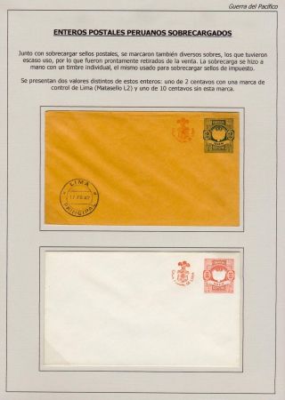 POSTGESCHICHTE DER PAZIFISCHER KRIEG 1879-1884 – Blatt 48
