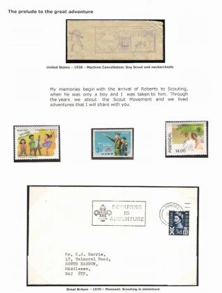 MEMORIES OF SCOUT NECKERCHIEF – sheet 3