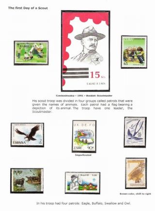 MEMORIES OF SCOUT NECKERCHIEF – sheet 5