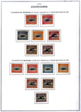 BOLÍVIE: LETECKÁ POŠTA 1924-1945 – list 4