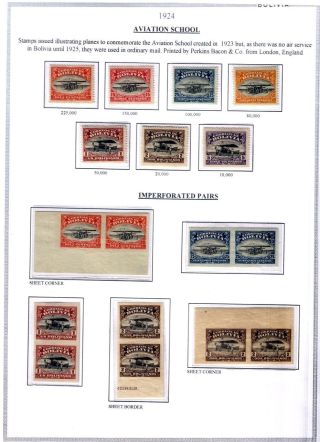BOLÍVIE: LETECKÁ POŠTA 1924-1945 – list 5