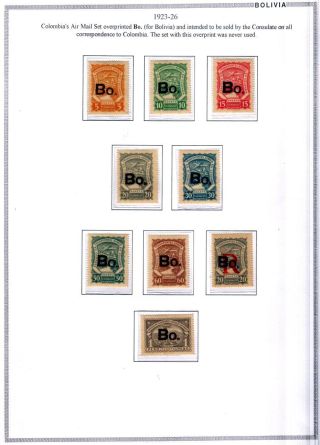 BOLÍVIE: LETECKÁ POŠTA 1924-1945 – list 9
