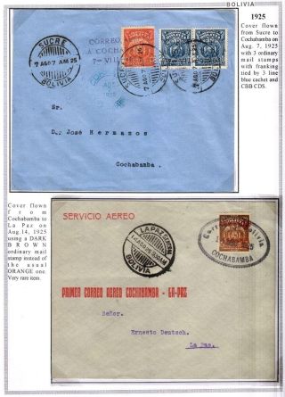 BOLÍVIE: LETECKÁ POŠTA 1924-1945 – list 13