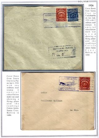 BOLÍVIE: LETECKÁ POŠTA 1924-1945 – list 15