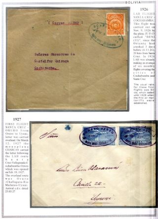 BOLÍVIE: LETECKÁ POŠTA 1924-1945 – list 16