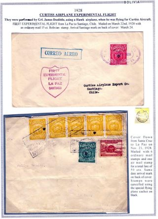 BOLÍVIE: LETECKÁ POŠTA 1924-1945 – list 18