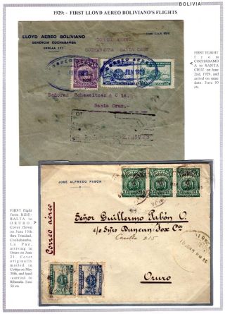 BOLÍVIE: LETECKÁ POŠTA 1924-1945 – list 20