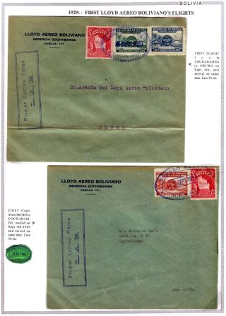BOLÍVIE: LETECKÁ POŠTA 1924-1945 – list 21