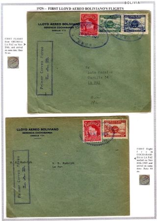 BOLÍVIE: LETECKÁ POŠTA 1924-1945 – list 22