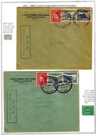 BOLÍVIE: LETECKÁ POŠTA 1924-1945 – list 23