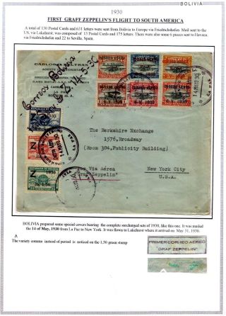 BOLÍVIE: LETECKÁ POŠTA 1924-1945 – list 30