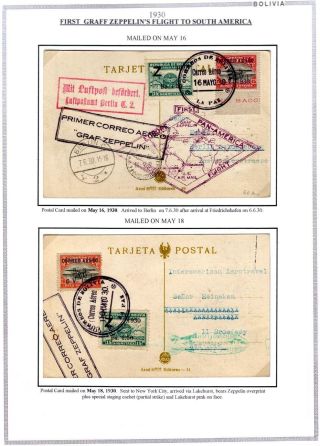 BOLIVIEN: FLUGPOST 1924-1945 – Blatt 35
